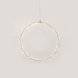 Aca Illuminated Metallic Silver Ball