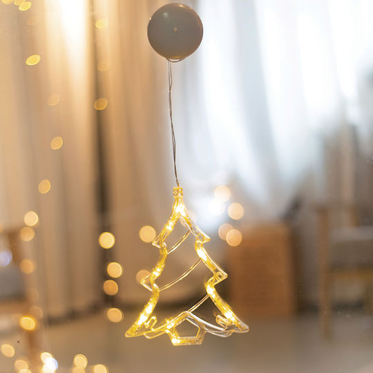 10 Lights LED 1.6m. Warm White Battery in String 1pcs