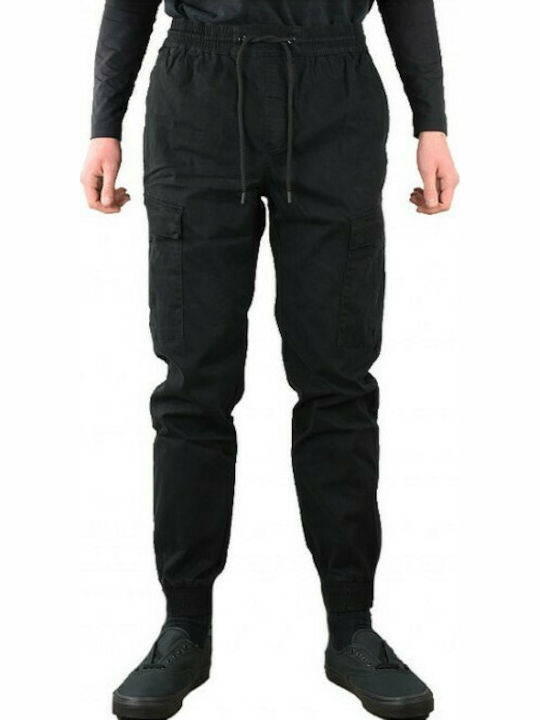 4F Men's Sweatpants with Rubber Black