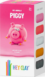 Hey Clay Claymates Porcușor Argilă Modelatoare Copii Multicolor