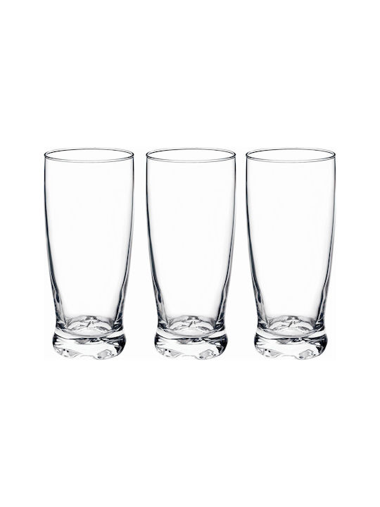 Bormioli Rocco Madisson Gläser-Set Wasser aus Glas 400ml 3Stück