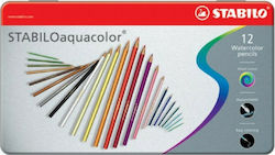 Stabilo Ξυλομπογιές Aquacolor Farbstift-Set Aquarell in einer Box 12Stück 1612/5