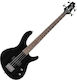 Cort 4-String Electric Bass Action Junior Open Pore Black