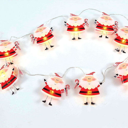 10 Λαμπάκια LED Μπαταρίας σε Σειρά