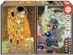 Gustav Klimt: To Φιλί & Η Παρθένος Puzzle 2D 1000 Pieces