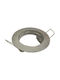 Eurolamp Rotund Metalic Spot Încorporat cu Soclu GU10 PAR16 Argintiu 8x8cm. 1buc