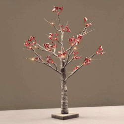 Beleuchtetes Schneebedecktes Maulbeerbaum Weihnachtsdekorationen mit Bäumen 60cm Rote Beeren Baum Beleuchtetes Schneebedecktes Maulbeerbaum Weihnachtsdekorationen mit Bäumen 60cm Rote Beeren Baum
