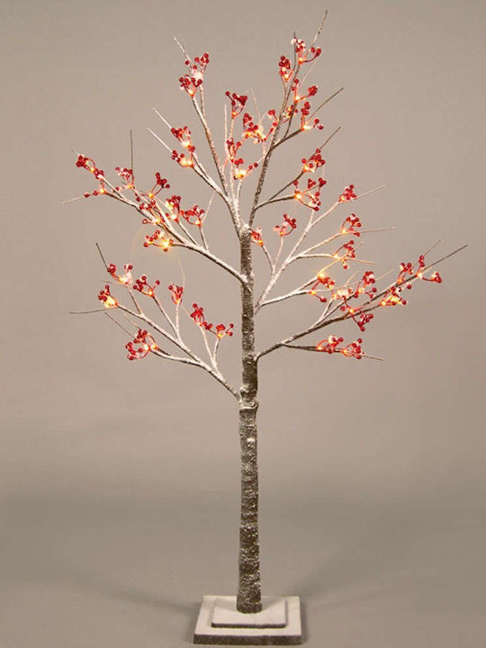 Χιονισμένο Δέντρο Snow Red Berry Tree 120εκ. Κόκκινο