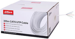Dahua PFM923I-6U-C U/UTP Cat.6 Καλώδιο Ethernet 305m Λευκό Dahua PFM923I-6U-C U/UTP Cat.6 Καλώδιο Ethernet 305m Λευκό