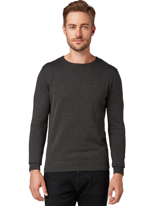Tom Tailor Basic Пуловер с дълъг ръкав Anthracite