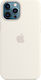 Apple Silicone Case with MagSafe White (iPhone 12 Pro Max)