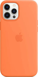 Apple Silicone Case with MagSafe Kumquat (iPhone 12 Pro Max)