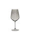 Click Set of Glasses Water made of Glass in Gray Color Stemmed 470ml 6pcs