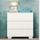 La Maison Baby Dresser with 3 Drawers White 95x50x91cm