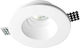 VK Lighting Round Plaster Recessed Spot with Socket GU10 White 13x13cm. 1pcs