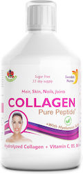 Swedish Nutra Collagen Pure Peptide with Hyaluronic Acid Sugar Free 5000mg 500ml Natural Berry
