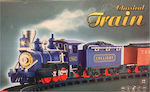 Zita Toys Τρένο Με Μεγάλη Μηχανή Καπνό, Φώτα , Ήχους & Ράγες 160×106εκ