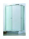 Gloria Dora Cabinet Duș cu Glisare Ușă 120x80x185cm Sticlă transparentă