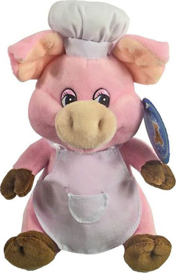 ToyMarkt Plush Pig Chef 17 cm