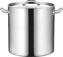 GTSA Stainless Steel Marmite Capacity 130lt with Diameter 55cm and Height 55cm.