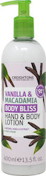 Creightons Vanilla & Macadamia Lotion Σώματος 400ml