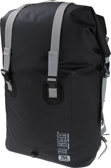 JR Gear Bomber Στεγανός Σάκος Πλάτης 75lt Μαύρος