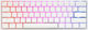 Ducky One 2 Mini RGB Gaming Μηχανικό Πληκτρολόγιο 60% με Cherry MX Speed διακόπτες και RGB φωτισμό (Αγγλικό US) Λευκό