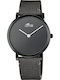 Lotus Watches Ceas de Damă cu Negru Curea din Piele