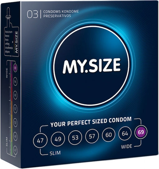 My Size Презервативи 69мм 3бр 69мм Natural