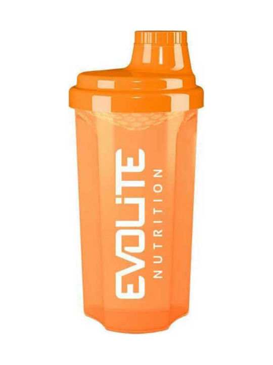 Shaker 700ml - Evolite Nutrition - Culoare portocalie