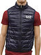 Sleeveless Winter Jacket Puffer Navy Blue