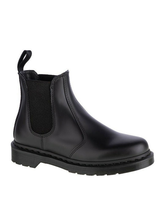 2976 Mono Smooth Piele Negru Ghete Chelsea