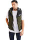 Ice Tech Men's Sleeveless Puffer Jacket Khaki