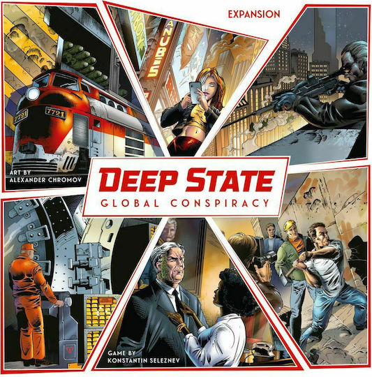 Brettspiel Deep State Global Conspiracy 14+ Jahre (EN) CrowD Games