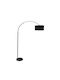 GloboStar Imperial Lampadar de Podea H172xL38cm cu Bază pentru Bec E27 Negru