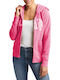 GAP Women's Hooded Cardigan Pink