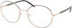 Prada Weiblich Metallisch Brillenrahmen Gray PR55WV 02H1O1