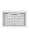 Hydra WS 68-034 Drop-In Мивка Inox Сатен Ш80xД50см Сребрист