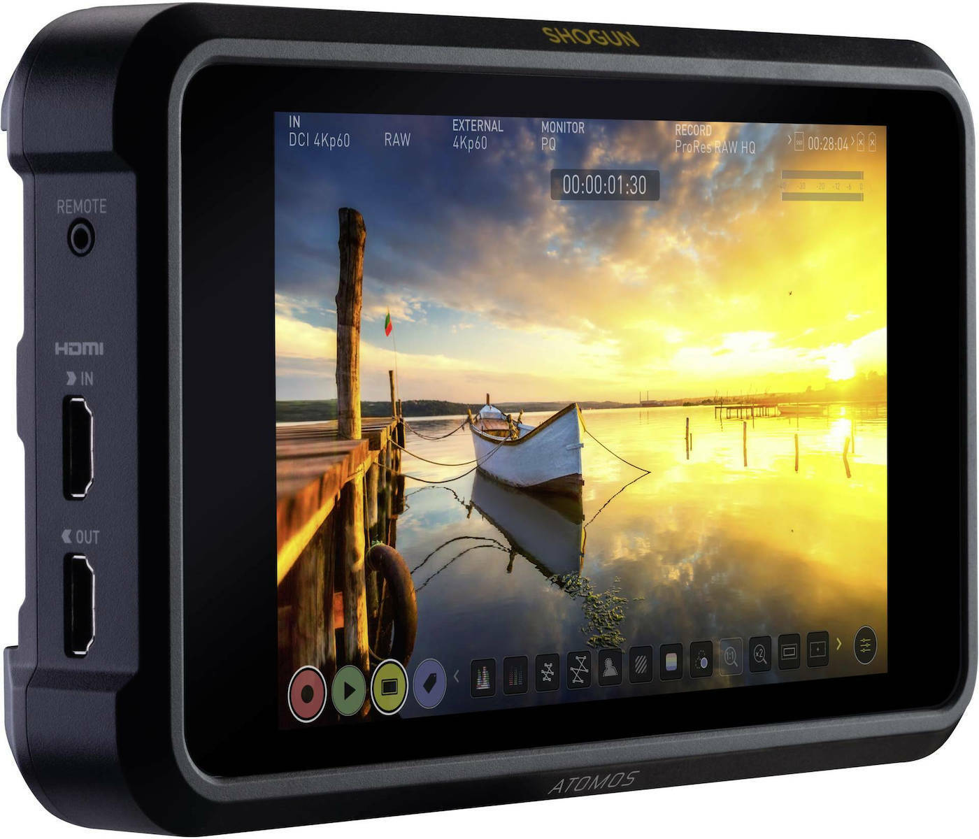 Atomos Monitor - Recorder Shogun 7'' 4k Hdmi Quad Sdi Recording Monitor