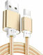 Chengxin Braided USB 2.0 to micro USB Cable Χρυσό 1.68m