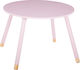 Kids Table made of Wood Pink Sweet