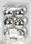 Hanging Ball Ornament Ornament Plastic Silver 6...