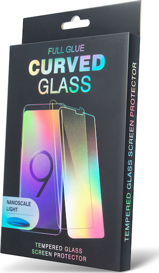 Forever 5D Adeziv complet Full Face Tempered Glass (Galaxy S10+)
