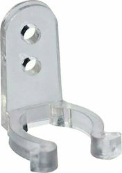 GloboStar Bracket for Light Tubes Plastik PVC Basis für LED Streifen 22634