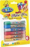 Carioca Lipici Glitter Multicolor 10.5ml Set 6buc