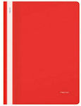 Metron Report File Holder for A4 Sheets Red