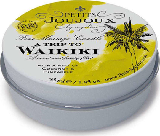 Mystim Fine Massage Candle cu Parfum Nucă de cocos și ananas 43ml