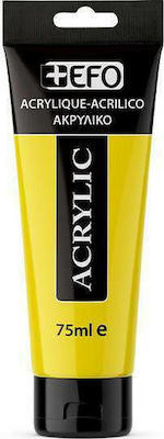 +Efo Acrylic 75ml 402 Primary Yellow