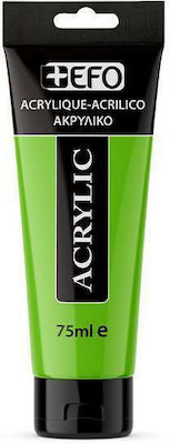 +Efo Acrylic Set Culori Acrilice Pictură în culoarea Verde 416 Verde Galbenicios 75ml 1buc 388416