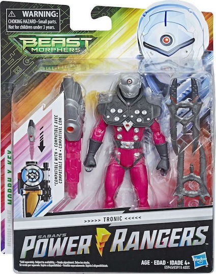 Action Figure Saban's Power Rangers: Beast Morphers Tronic Power Rangers for 4+ years old Years 15cm.